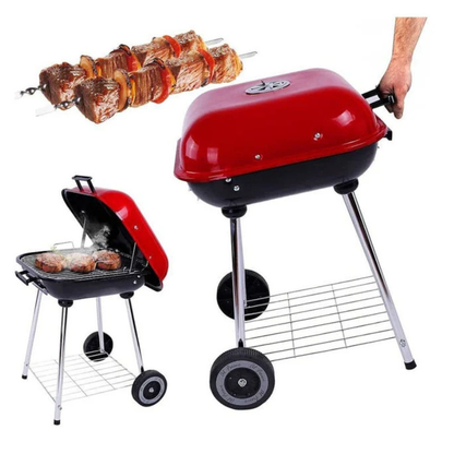 Barbecue à Charbon avec Couvercle & Grande Surface 🔥