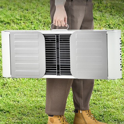 Barbecue Brasero 2-en-1 – Portable & Grande Capacité