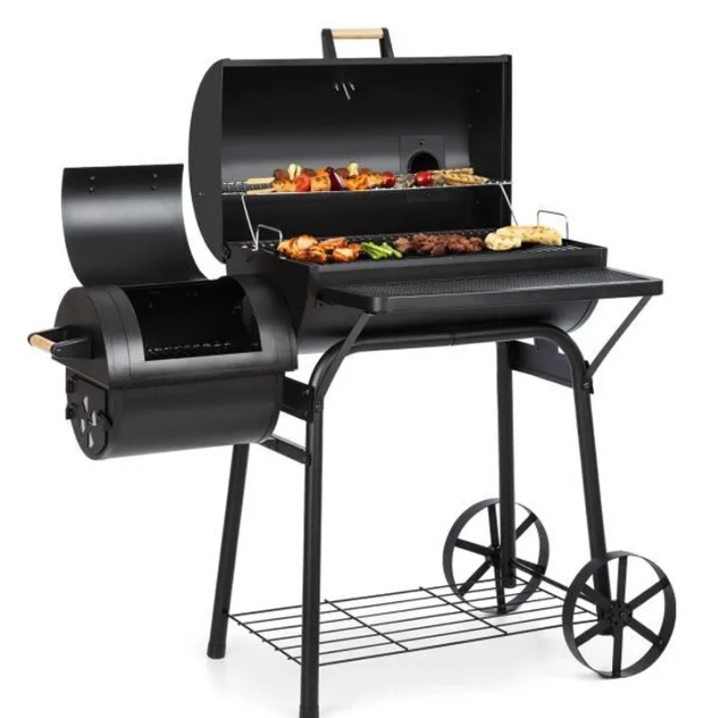 Barbecue à Charbon en Fonte – Résistant & Grande Capacité 🔥