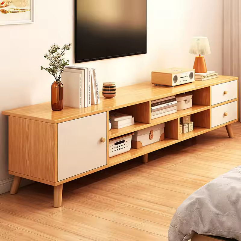 Meuble TV moderne 140 cm – Élégance et rangement intelligent
