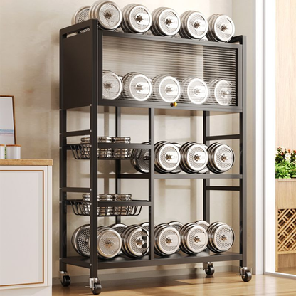 Etagère de Rangement cuisine Multifonction très pratique avec chariot