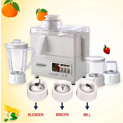 Presse-agrumes Mixeur Hachoir Moulin 1000 W 4 EN 1