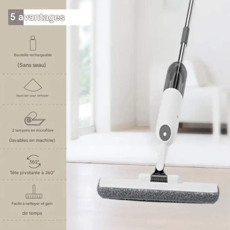 Balai vaporisateur