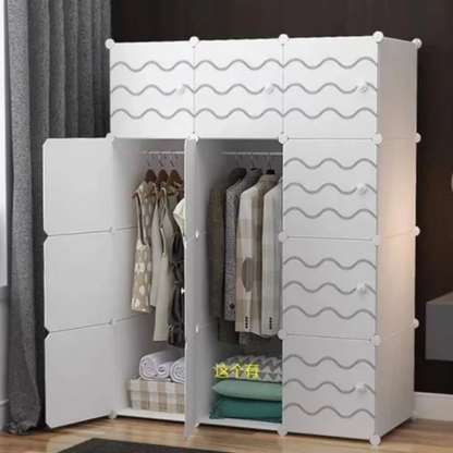 Armoire 3 battants en plastique