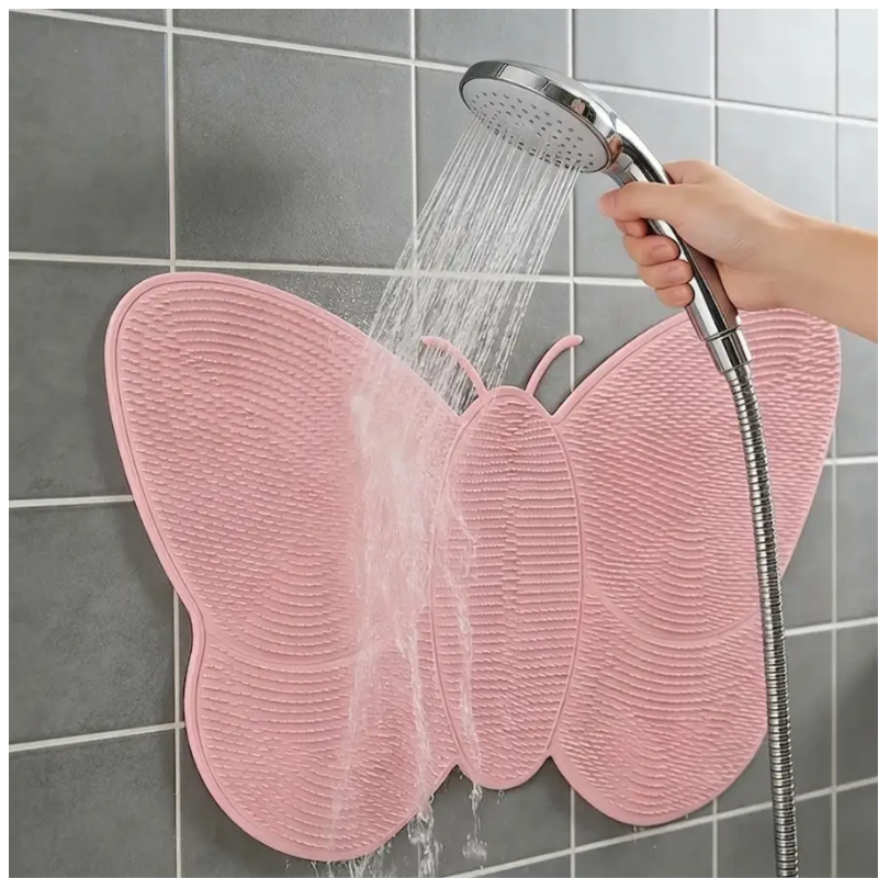Tapis de Bain Papillon imperméable, antidérapan