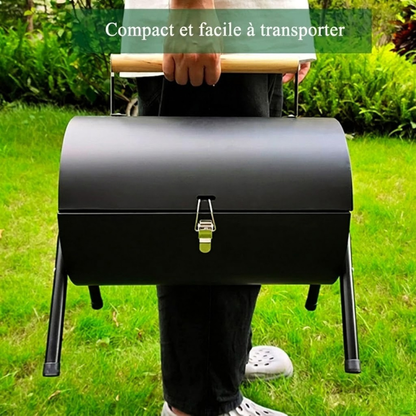 Barbecue Portable 2-en-1 – Double Surface & Pliable 🔥