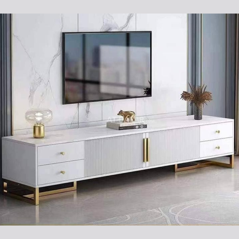 Ensemble Table tv et Table Basse – Idéal pour un Salon Stylé 160×30×40 cm |