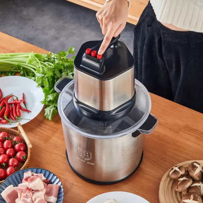 Hachoir électrique 6L pour viande, poisson, fruits et légumes