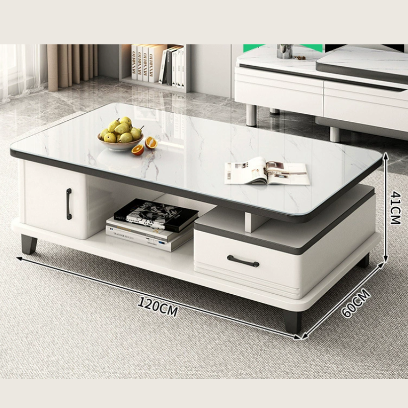 Ensemble Table tv et Table Basse – Idéal pour un Salon Stylé 160×30×40 cm |