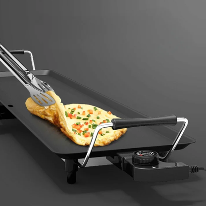 PLANCHA ÉLECTRIQUE PREMIUM 90CM – CUISSON SAINE & RAPIDE
