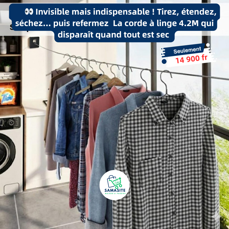 Corde à linge magique 4.2m