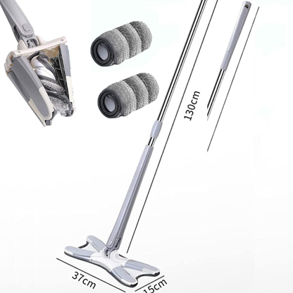Serpillère plat en forme de X