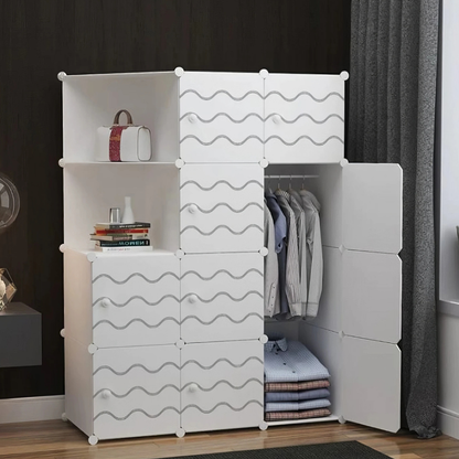 Armoire 3 Battants + Coin Déco