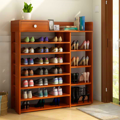 Étagère à chaussures en bois de luxe