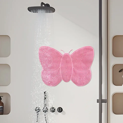 Tapis de Bain Papillon imperméable, antidérapan