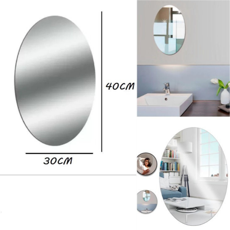 Lot de 2 Miroirs Ronds HD