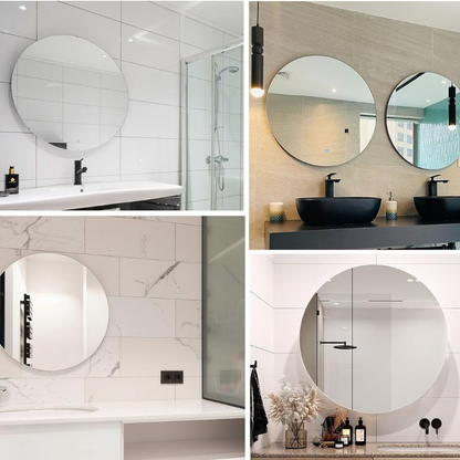 Lot de 2 Miroirs Ronds HD
